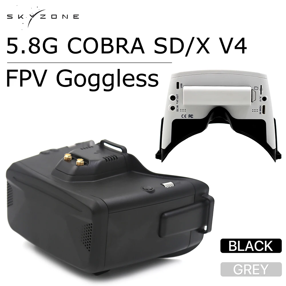 Skyzone Cobra X V2 Fpv Goggles - Skyzone 5.8G Cobra SD/X V4 FPVゴーグル