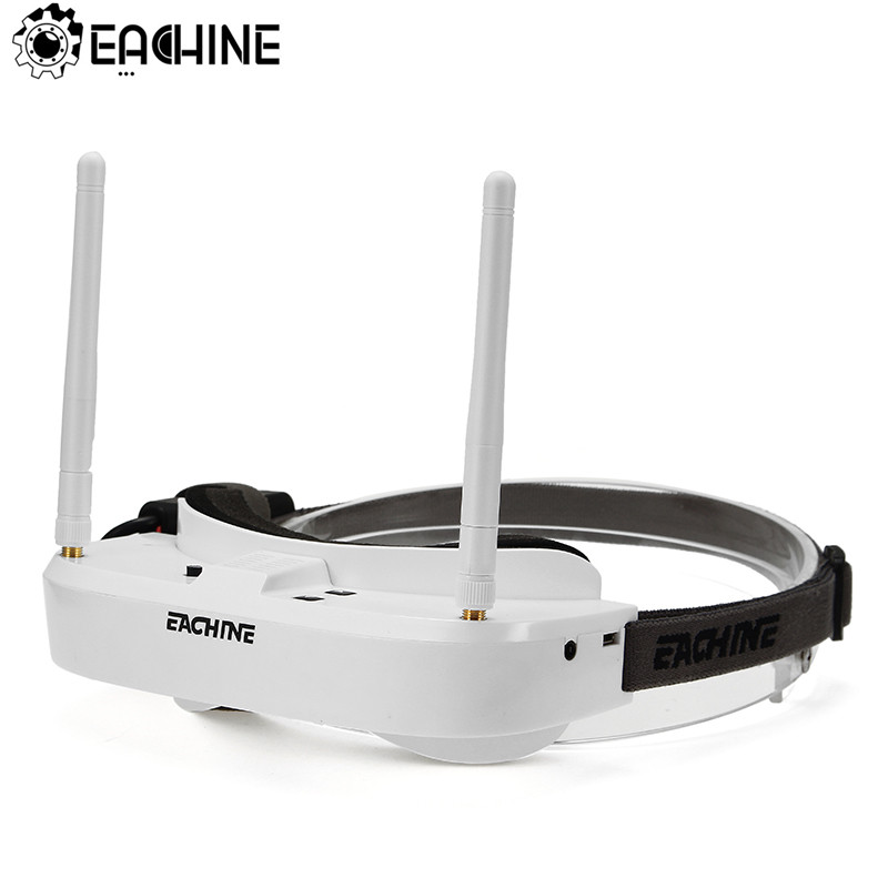 Skyzone Cobra X V2 Fpv Goggles - Eachine-ドローン用バッテリーケース,72チャンネル,720*540,5.8g,72 hp,fpv,ゴーグル,デュアルアンテナ,18650バッテリーケース,rcスペアパーツ