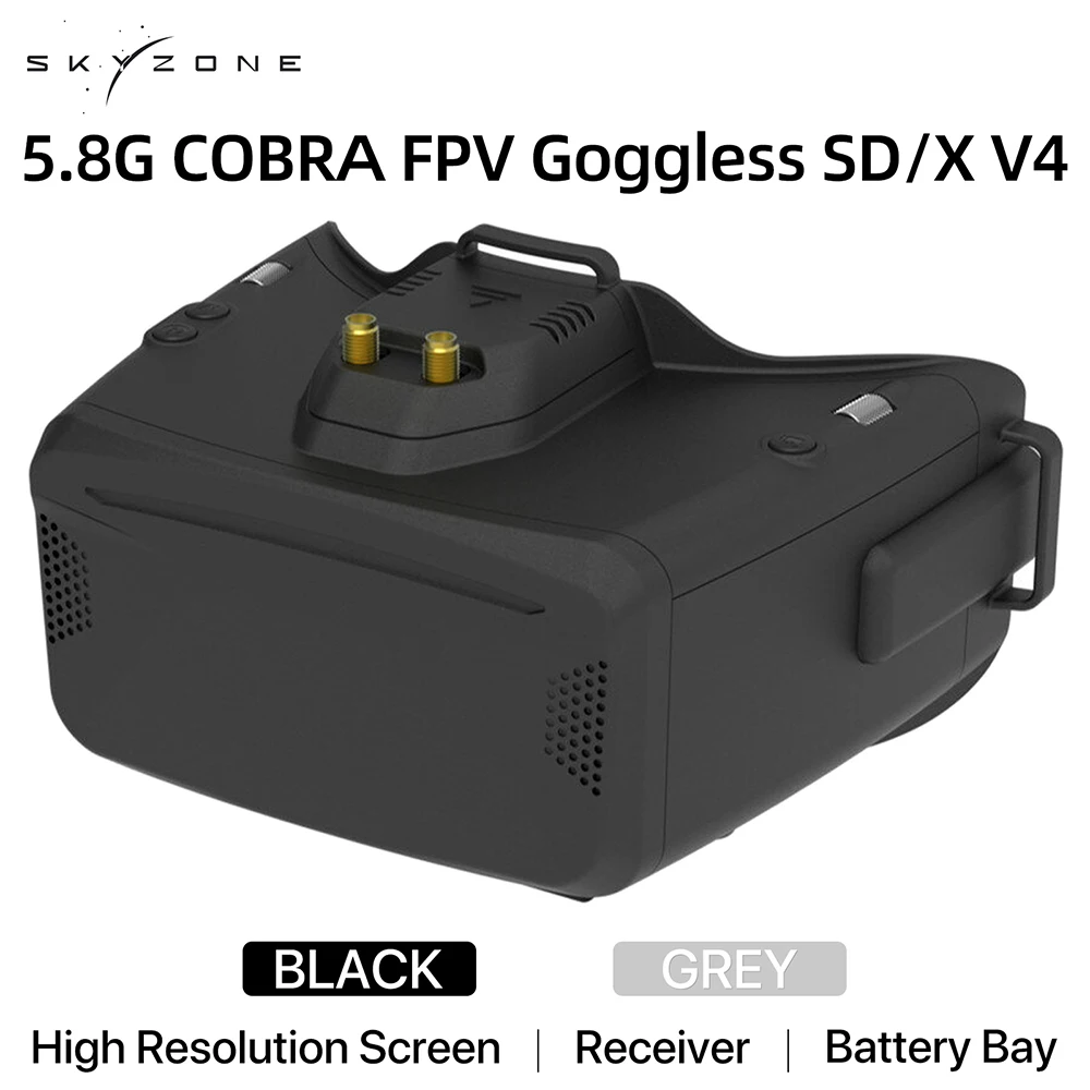 SKYZONE コブラ SD X V4 FPV ビデオゴーグ - Skyzone Cobra X V2 Fpv Goggles のレビューと価格