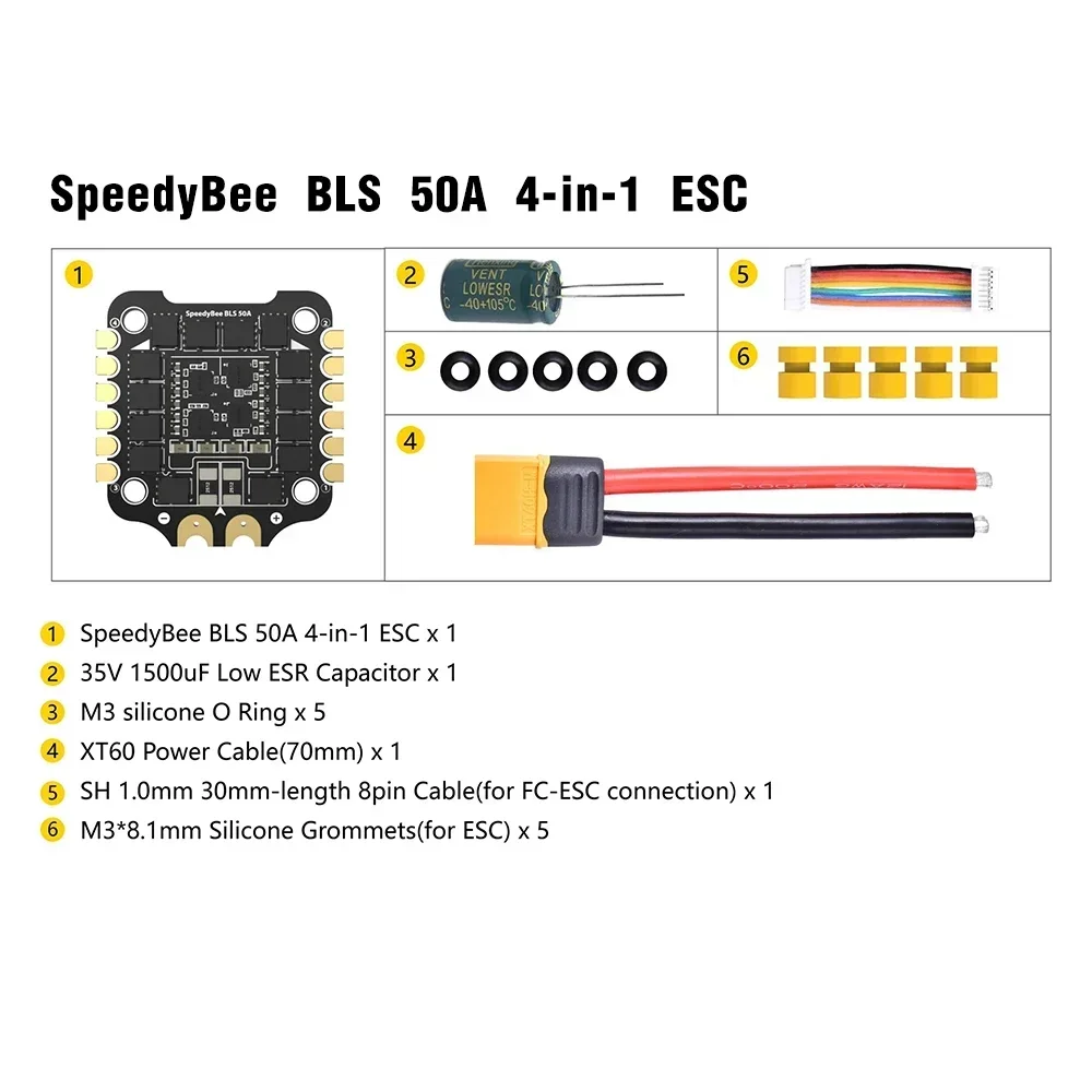 SpeedyBee F405 V3/V4 FC ESC スタ - Speedybee F405 V4 Bls 55A Stack のレビューと価格