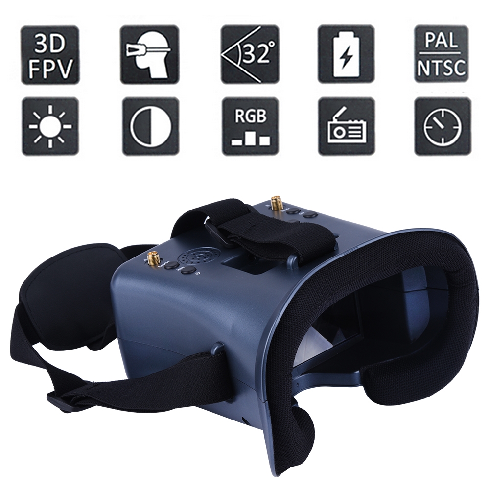 008D 5.8G 40CH 4.3インチ 800*480  - Skyzone Cobra X V2 Fpv Goggles のレビューと価格