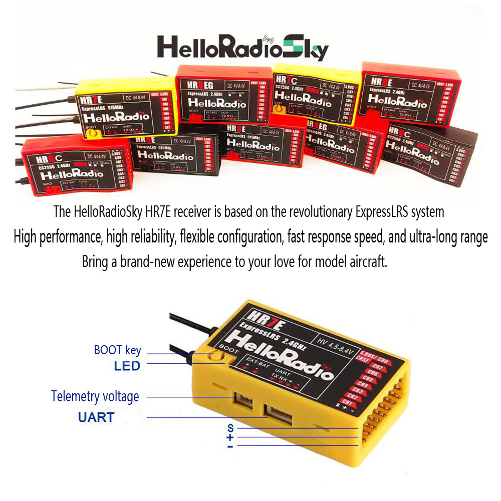 HelloRadio HR7E ELRS PWM 7CH レ - Radiomaster Ranger 2.4Ghz Elrs Module のレビューと価格