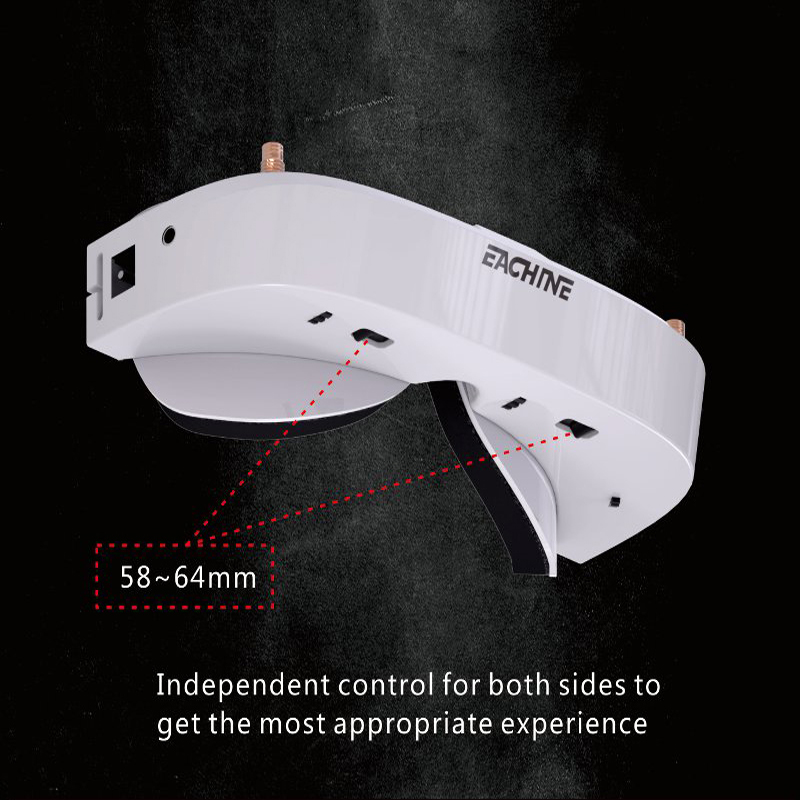 Eachine-ドローン用バッテリーケース,72チャンネル, - Skyzone Cobra X V2 Fpv Goggles のレビューと価格